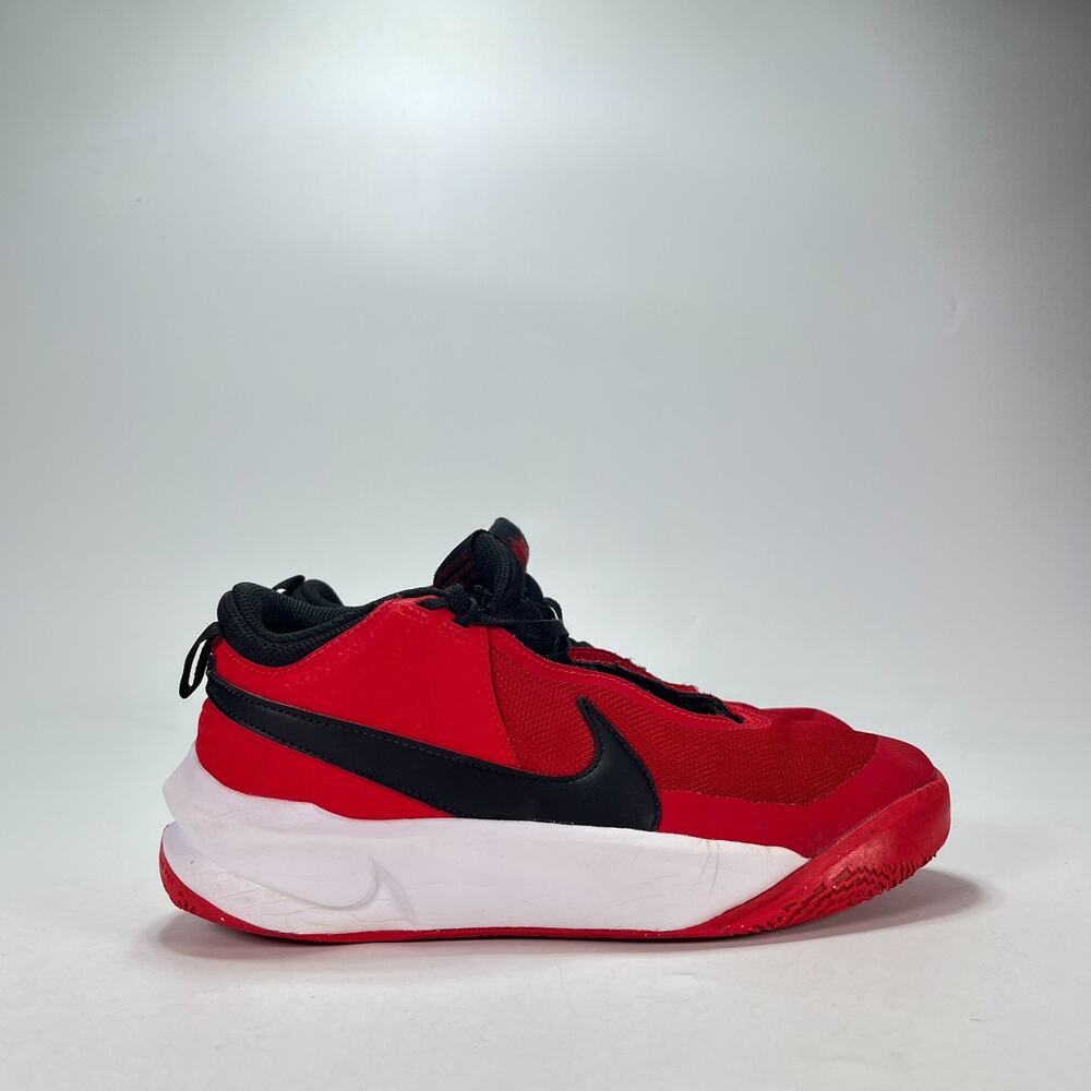 Nike Team Hustle D 10 University Red Basketball Shoes CW6735-600 Youth Size 6Y